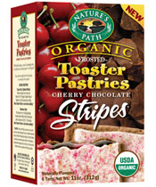 Nature's Path Frosted Toaster Pastries-Cherry Chocolate Stripes