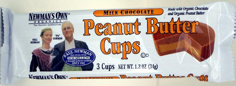 Newman's Own Organic milk chocolate Peanut Butter Cups