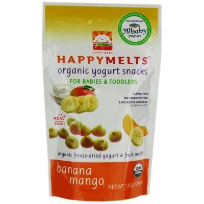 Happy Melts Organic Yogurt Snacks