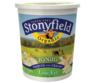 Stonyfield Farm Organic Banilla Yogurt