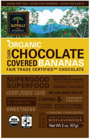 Kopali Organics Dark Chocolate Covered Bananas