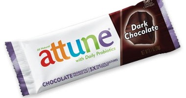 Attune Dark Chocolate Probiotic Wellness Bar