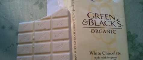 Green & Black’s Organic White Chocolate with Vanilla Bar