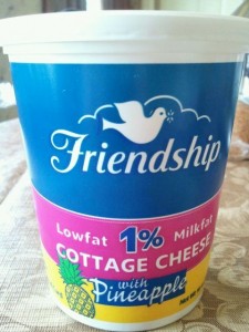 Friendship 1 Lowfat Cottage Cheese With Pineapple Healthnuttxo