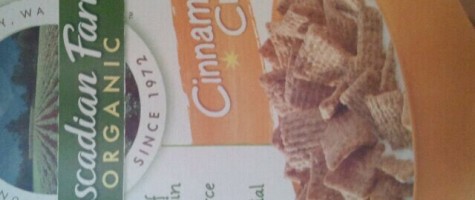 Cascadian Farm Organic Cinnamon Crunch cereal Vs. General Mills Cinnamon Toast Crunch cereal