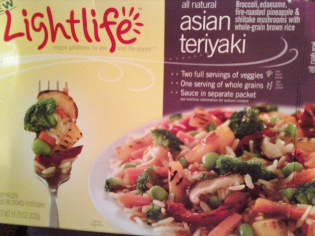 Lightlife Asian Teriyaki frozen entree