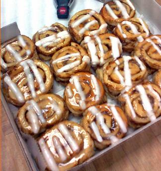 Holey Donuts! Cinnamon Bun Middles plus… BEST GIVEAWAY EVER!