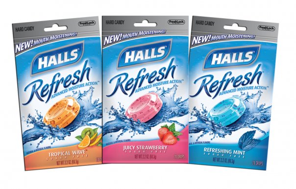 Halls Refresh & Fuzzy Bath Robe/Slippers Giveaway!