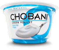 Chobani 0% Plain Greek Yogurt