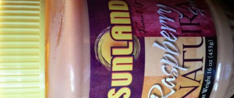 Sunland Raspberry Natural Peanut Butter