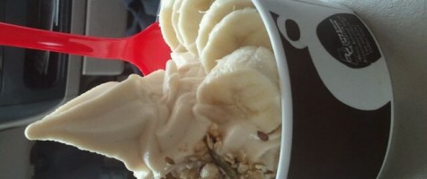 Red Mango Peanut Butter Frozen Yogurt