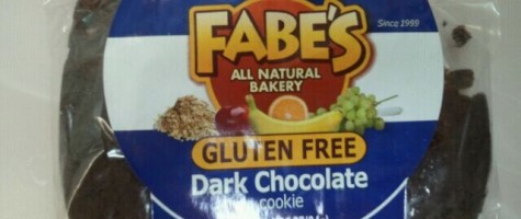 Fabe’s Sweetened by Nature Gluten Free Dark Chocolate Cookie