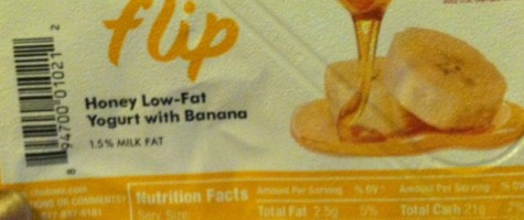 Chobani Flip Honey Low-Fat Yogurt with Banana