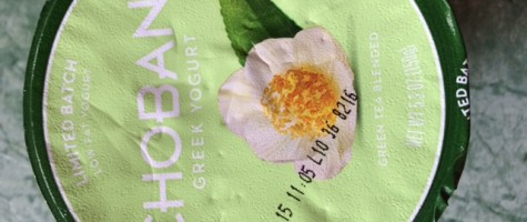 Chobani Green Tea Blended Yogurt