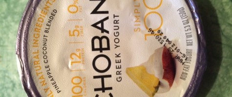Chobani Simply 100 Pineapple Coconut Blended Greek Yogurt