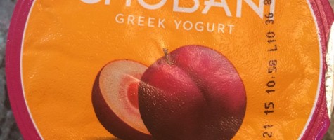Chobani Greek Yogurt Plum Blended Low-Fat Yogurt