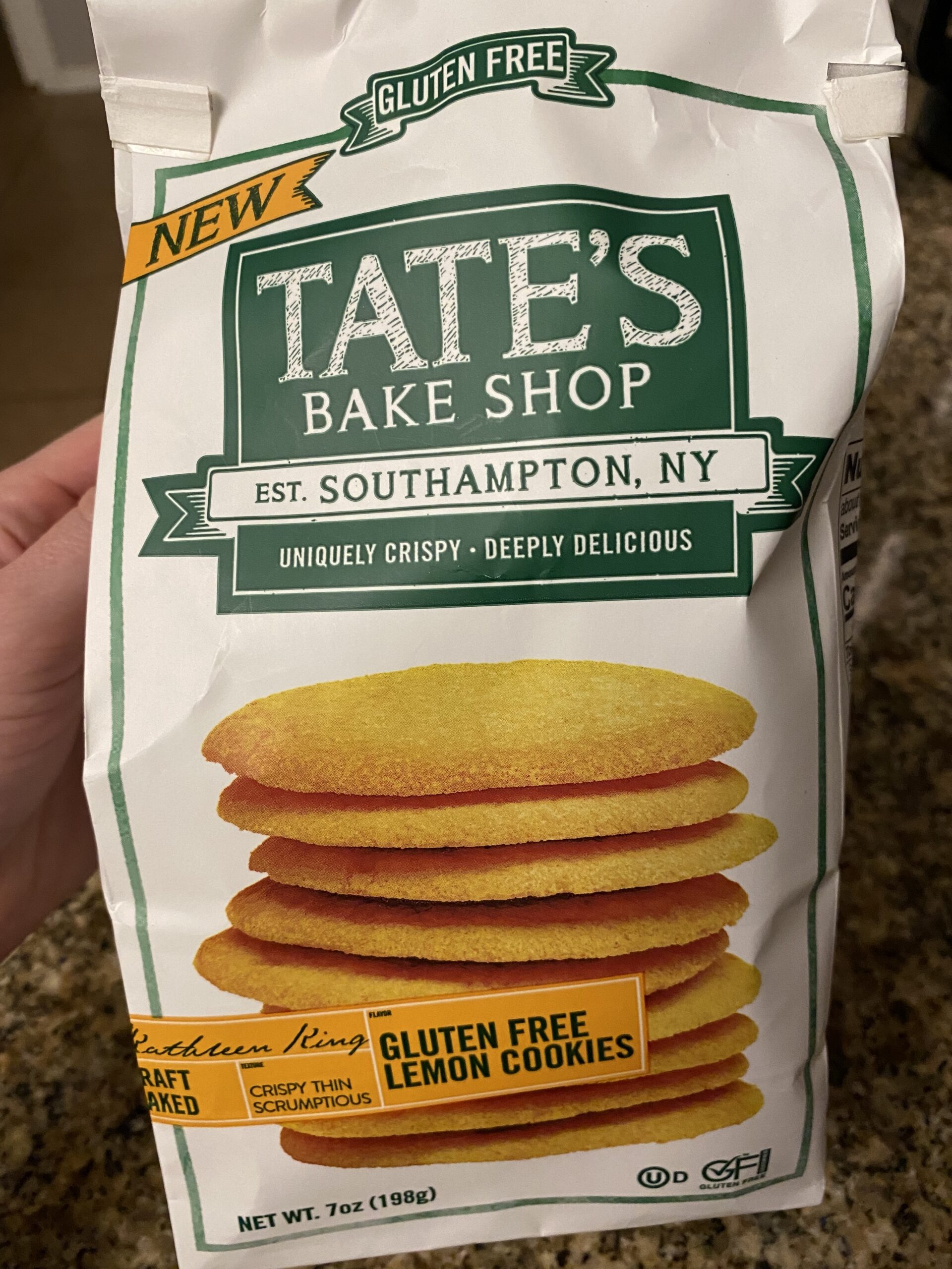 Tate’s Bake Shop Gluten Free Lemon Cookies